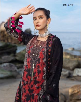 CHARIZMA Print Melody Unstitched PM4-19