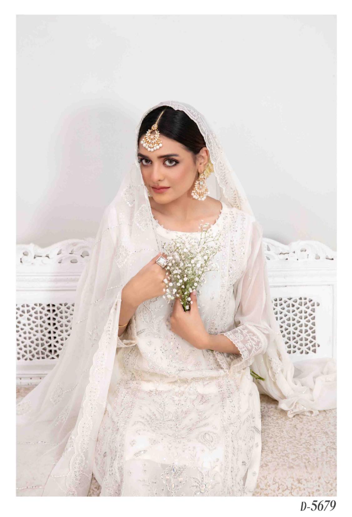 RASHIEKA Semi-Stitched Chiffon Party Wear D-5679